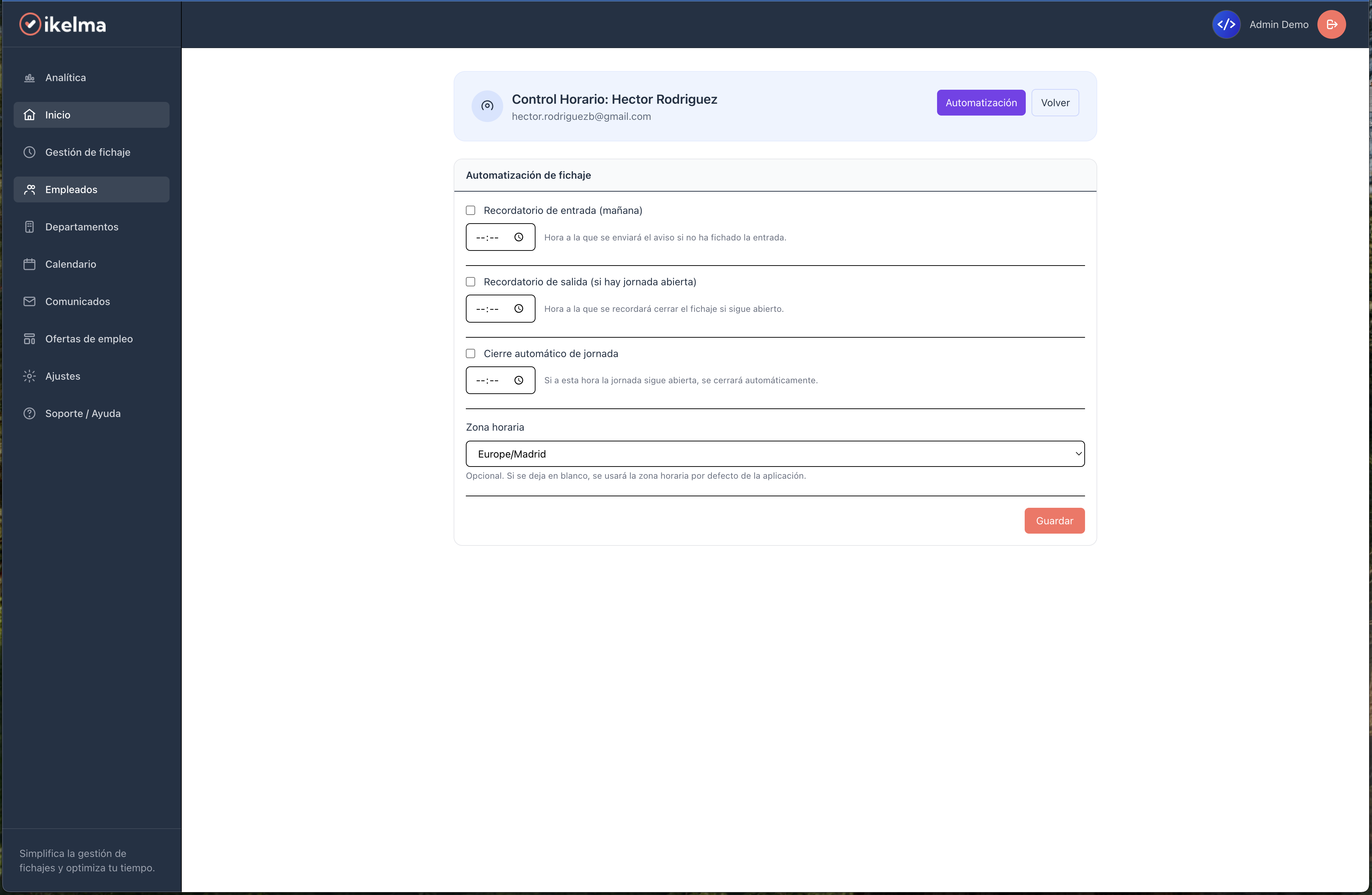 Automatizaciones: Tu Sistema de Control Horario en Piloto Automático